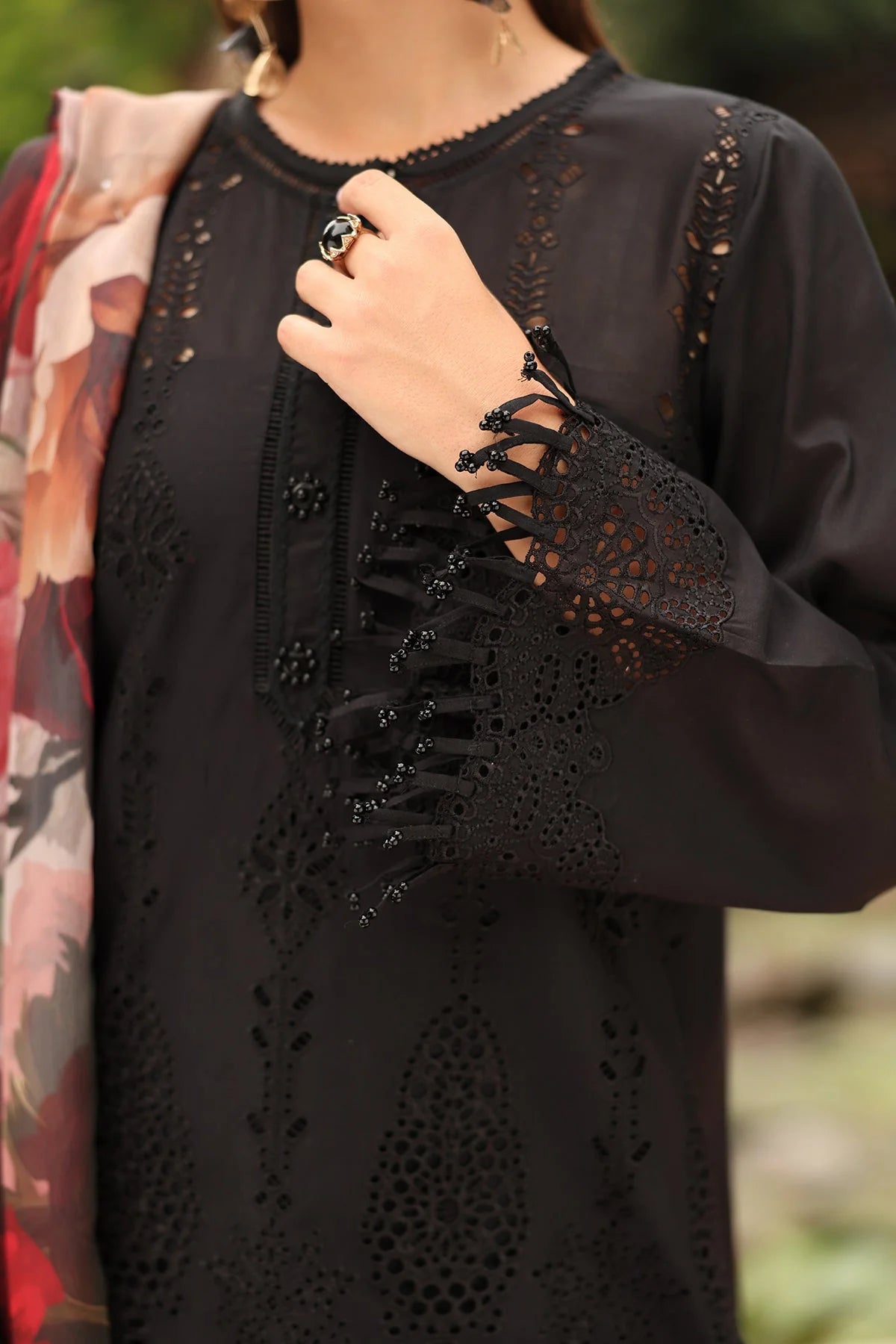 EMBROIDERED LAWN UF-4198 | 3 PC UNSTITCHED | BAROQUE