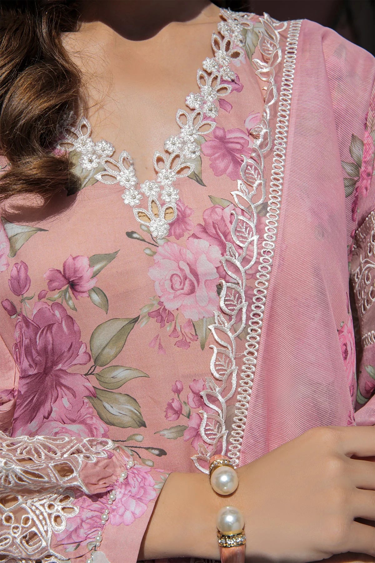 EMBROIDERED LAWN UF-315 | 3 PC UNSTITCHED SUIT | BAROQUE