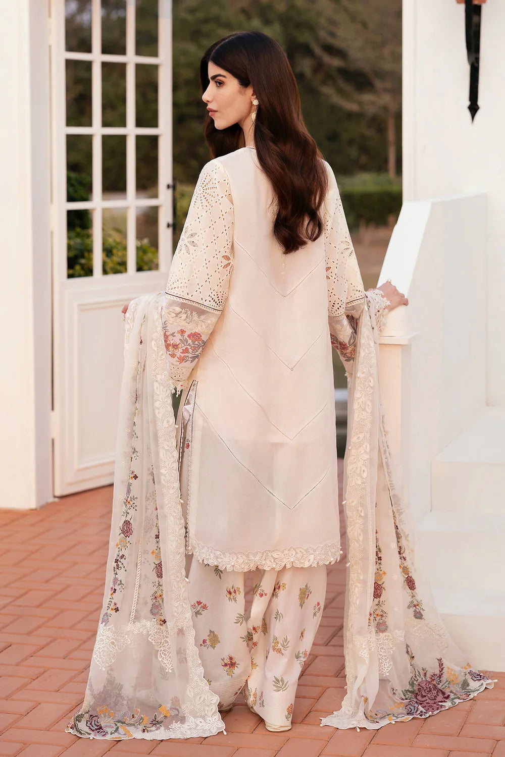 EMBROIDERED LAWN EL-D06 UNSTITCHED 3Pc - BAROQUE