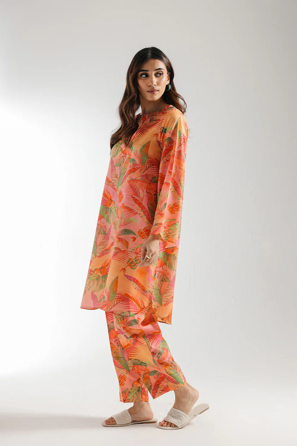 PRINTED SUIT 2 PC READY MADE | ETHNIC