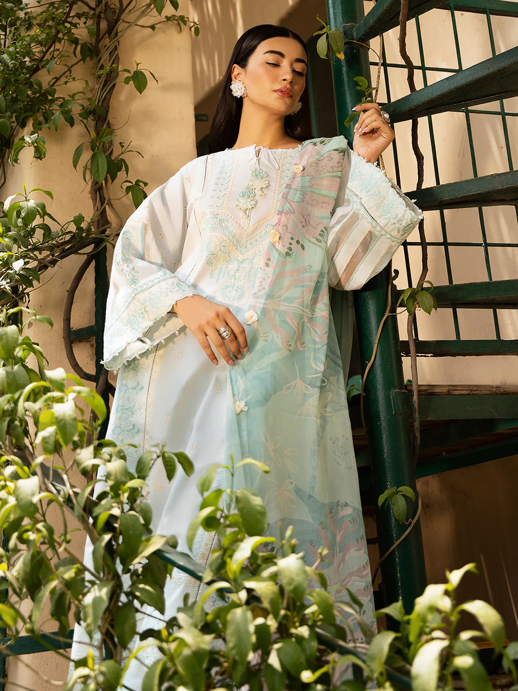 FALAK 3Pc UNSTITCHED SUIT - IZEL