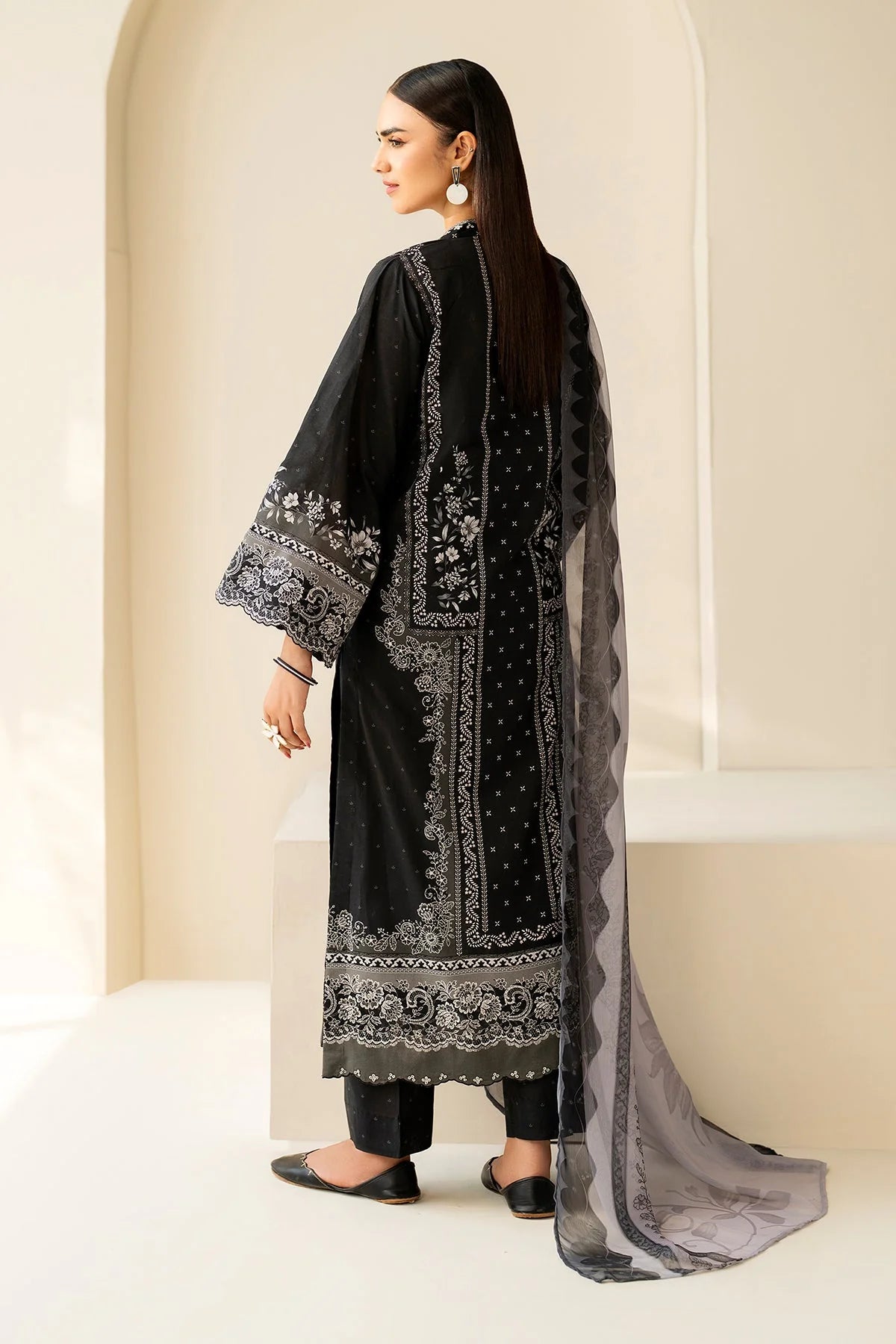 DIGITAL PRINTED LAWN UF-4205 | 3 PC UNSTITCHED | BAROQUE