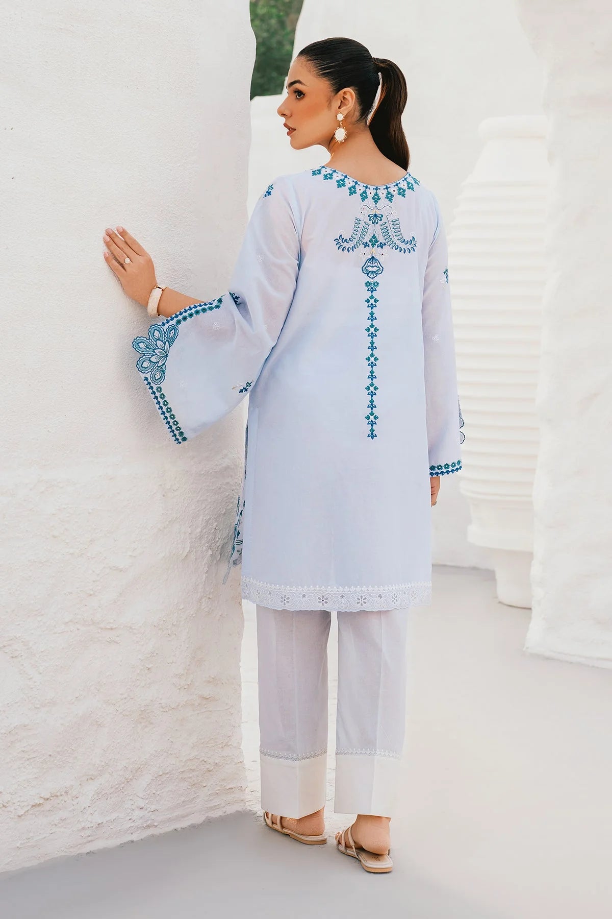 EMBROIDERED LAWN PR-1082 | 2 PC STITCHED | BAROQUE