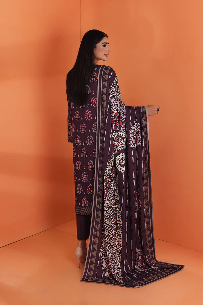3 PIECE UNSTITCHED PRINTED SUIT - 42206139-R | NISHAT