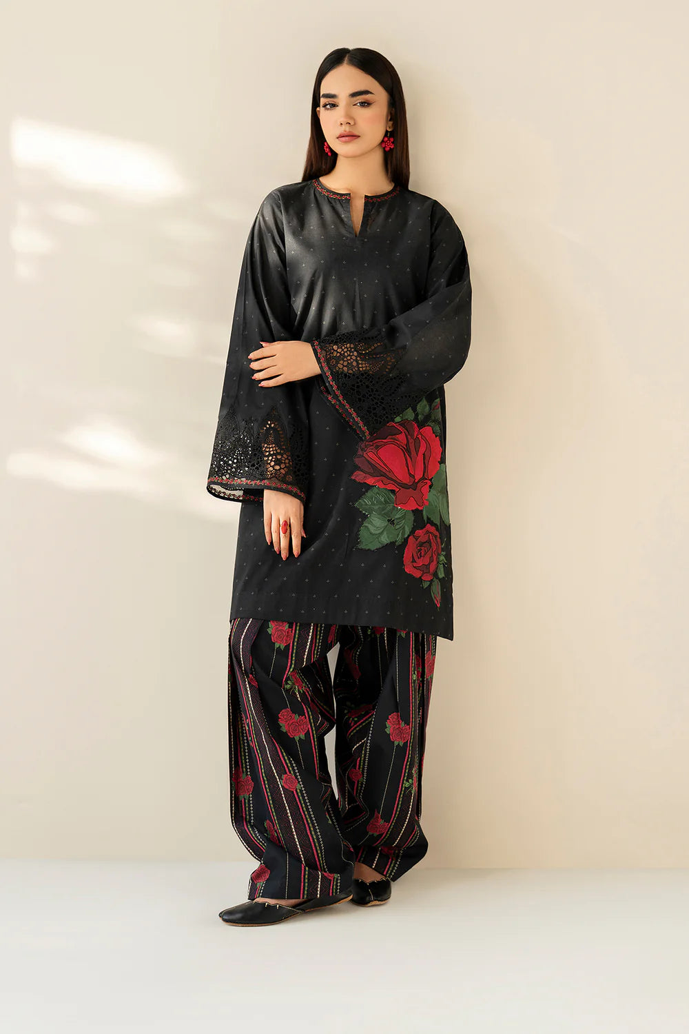 DIGITAL PRINTED LAWN PR-1170 2PC READY MADE SUIT | BAROQUE