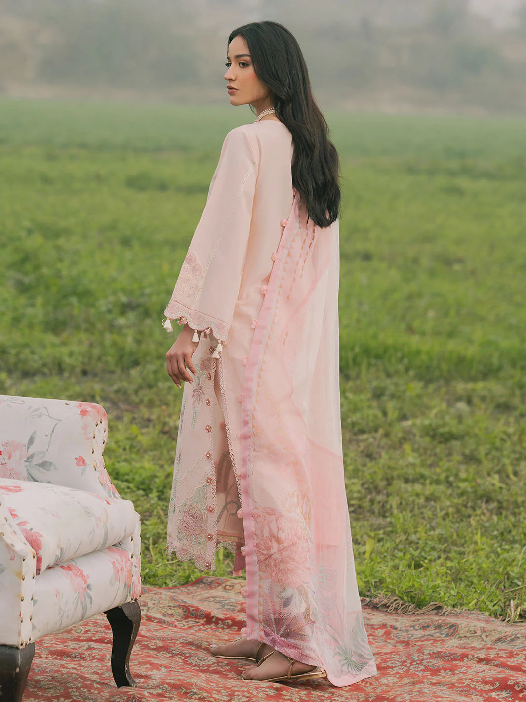 PARIZAH 3Pc UNSTITCHED SUIT - IZEL