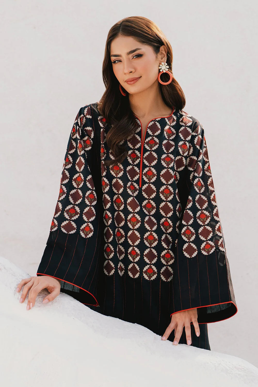 PRINTED LAWN PR-1063 2PC READY MADE SUIT | BAROQUE