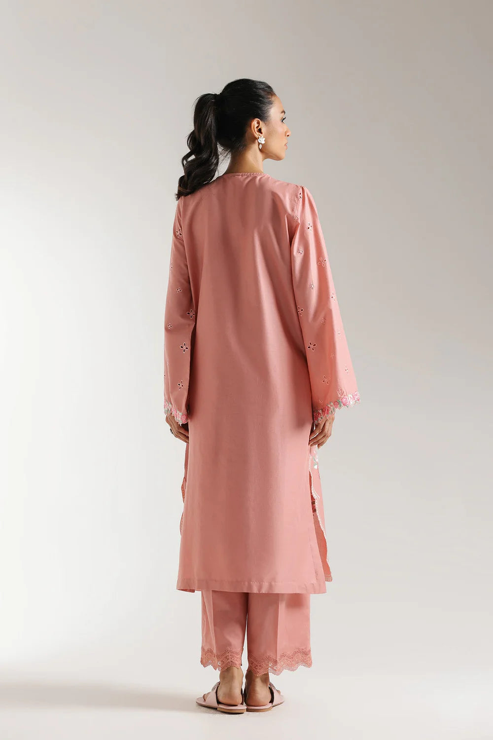 EMBROIDERED SUIT 2 PC READY MADE | ETHNIC