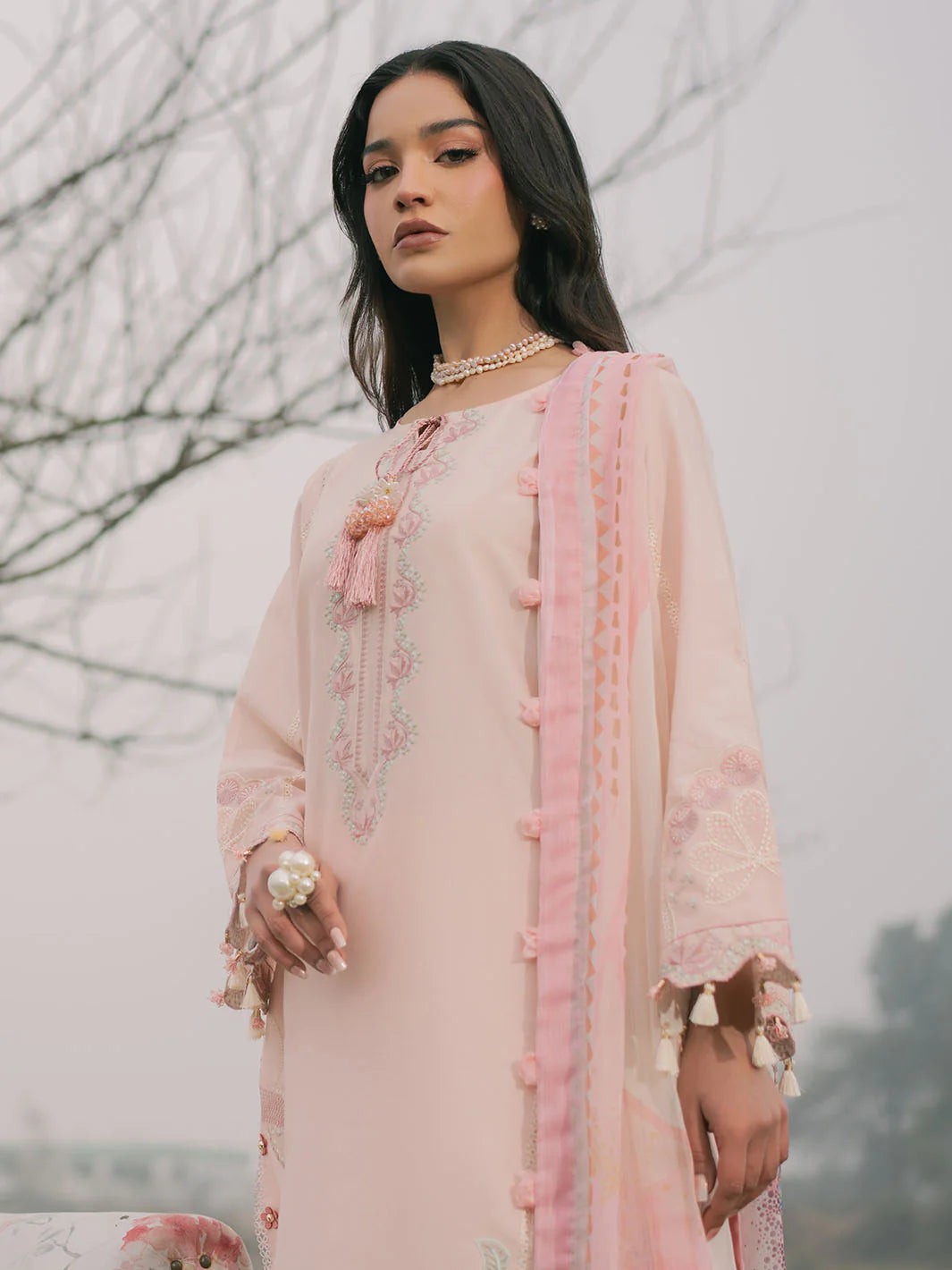 PARIZAH 3Pc UNSTITCHED SUIT - IZEL