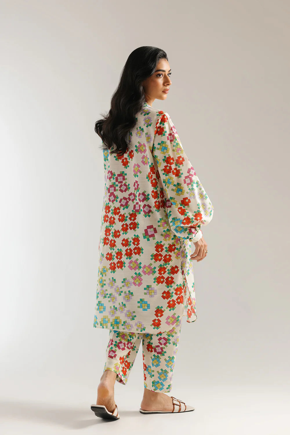PRINTED SUIT 2 PC READY MADE | ETHNIC
