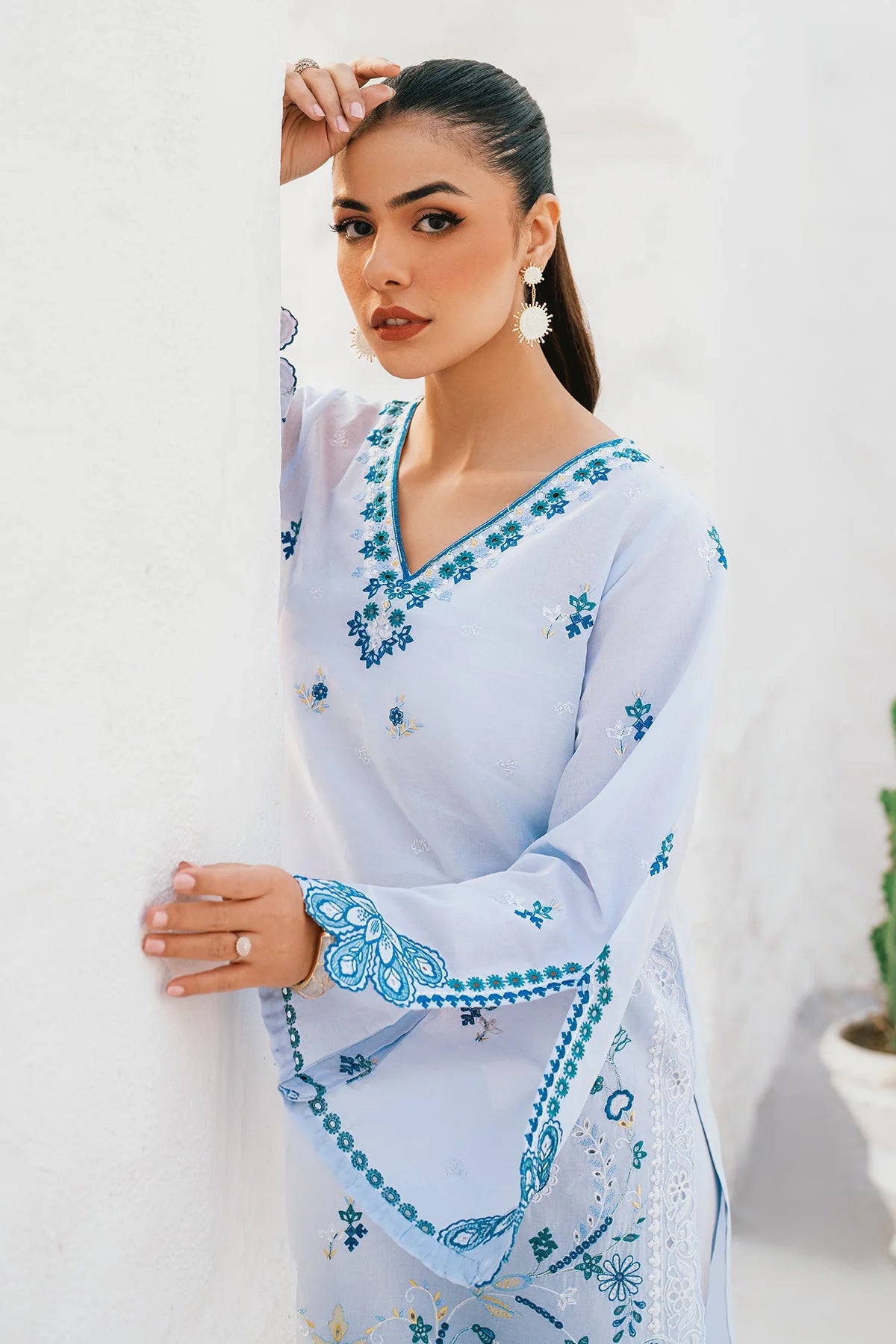 EMBROIDERED LAWN PR-1082 | 2 PC STITCHED | BAROQUE