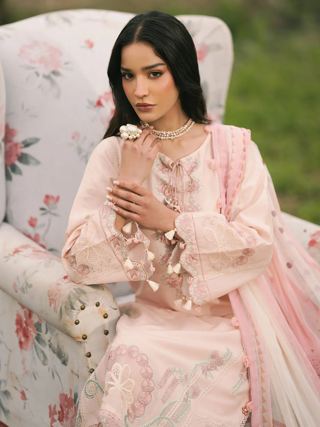 PARIZAH 3Pc UNSTITCHED SUIT - IZEL