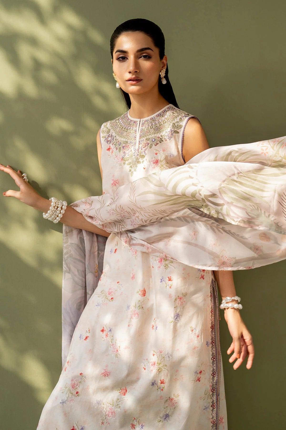 EMBROIDERED PRINTED LAWN UF-4169 | 3 PC UNSTITCHED SUIT | BAROQUE