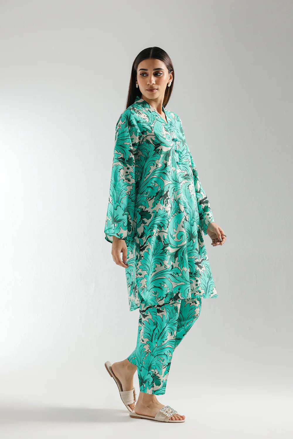 PRINTED SUIT 2 PC READY MADE | ETHNIC
