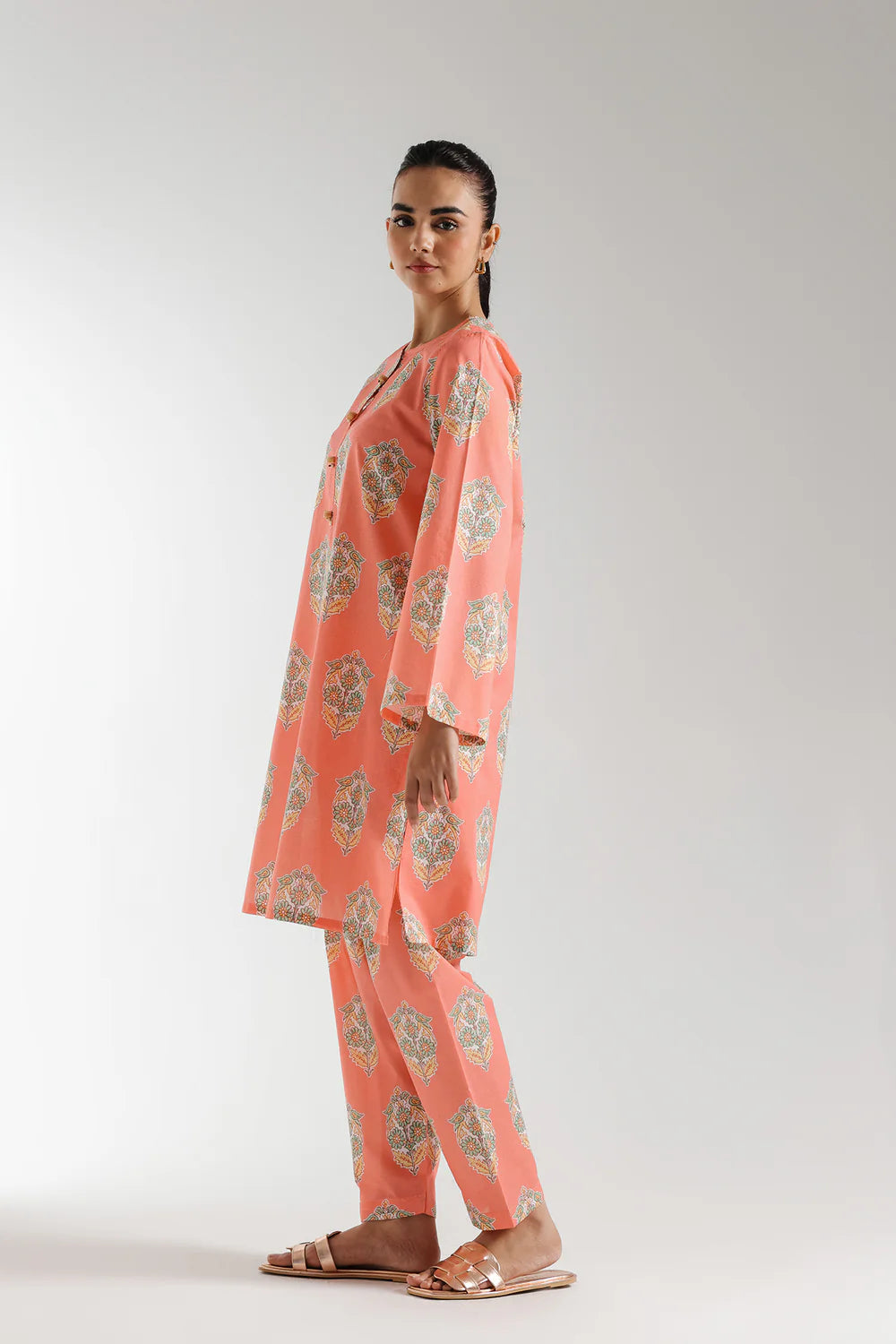 PRINTED SUIT 2 PC READY MADE | ETHNIC