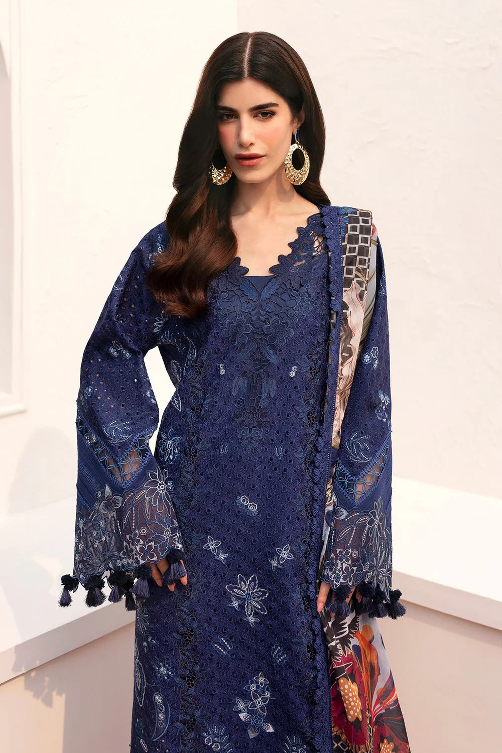EMBROIDERED LAWN EL-D07 UNSTITCHED 3Pc - BAROQUE