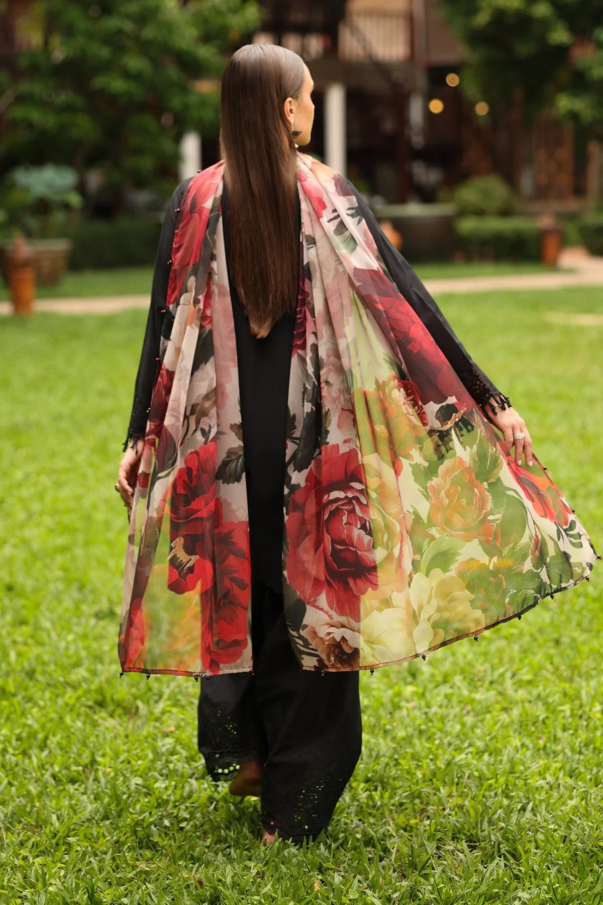 EMBROIDERED LAWN UF-4198 | 3 PC UNSTITCHED | BAROQUE