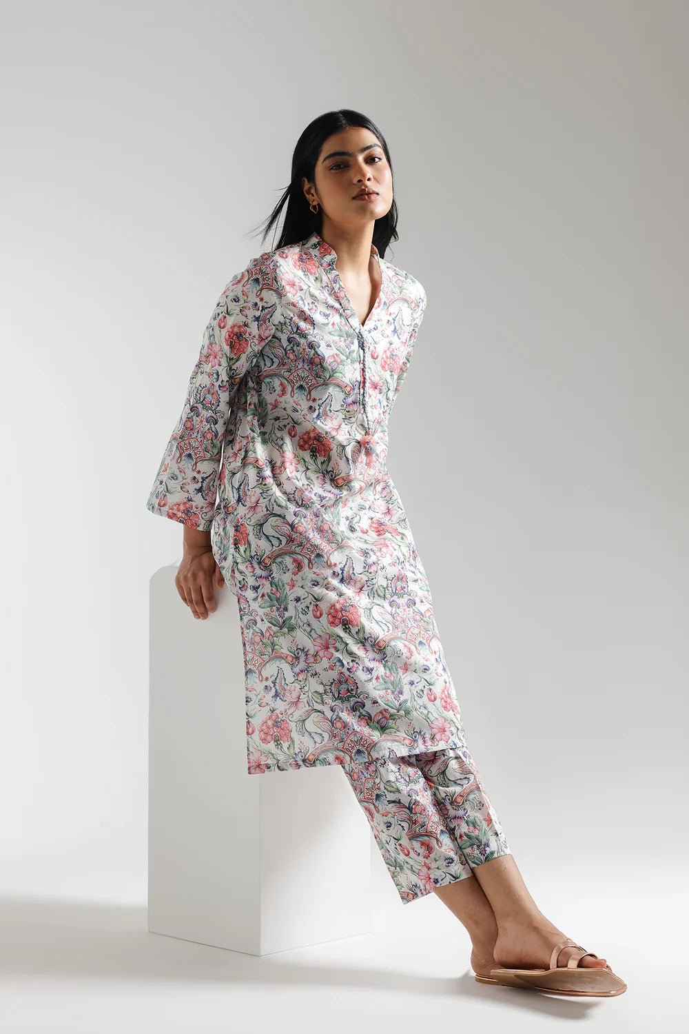 PRINTED SUIT 2 PC READY MADE | ETHNIC
