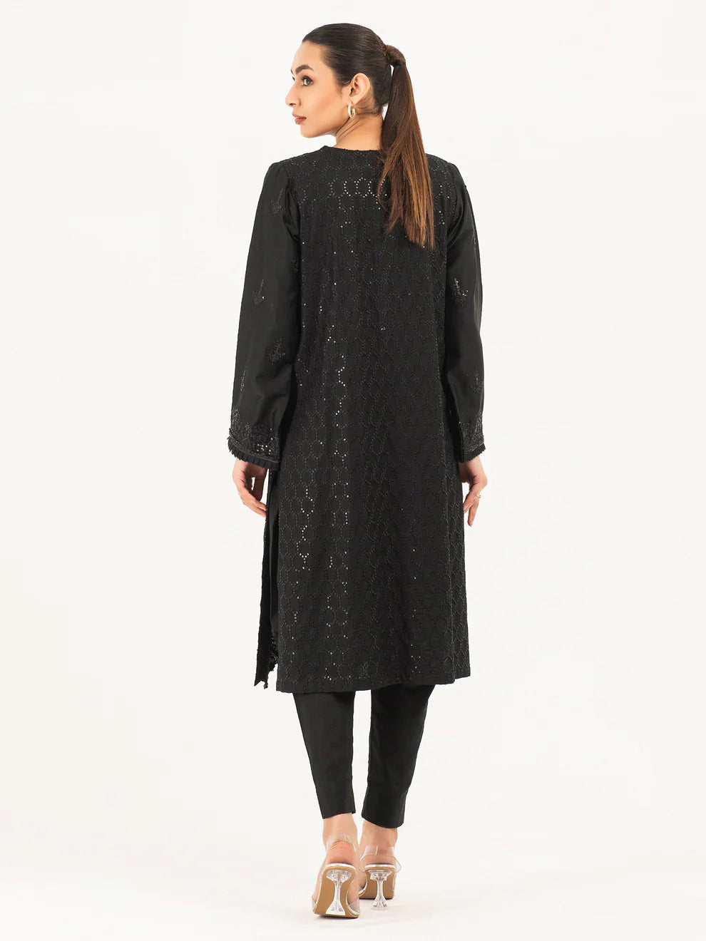 Satin Shirt-Embellished (Shirt)