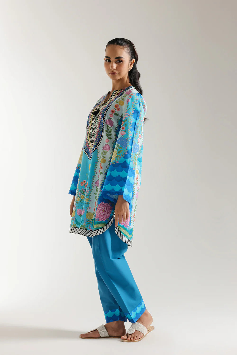 PRINTED SUIT 2 PC READY MADE | ETHNIC