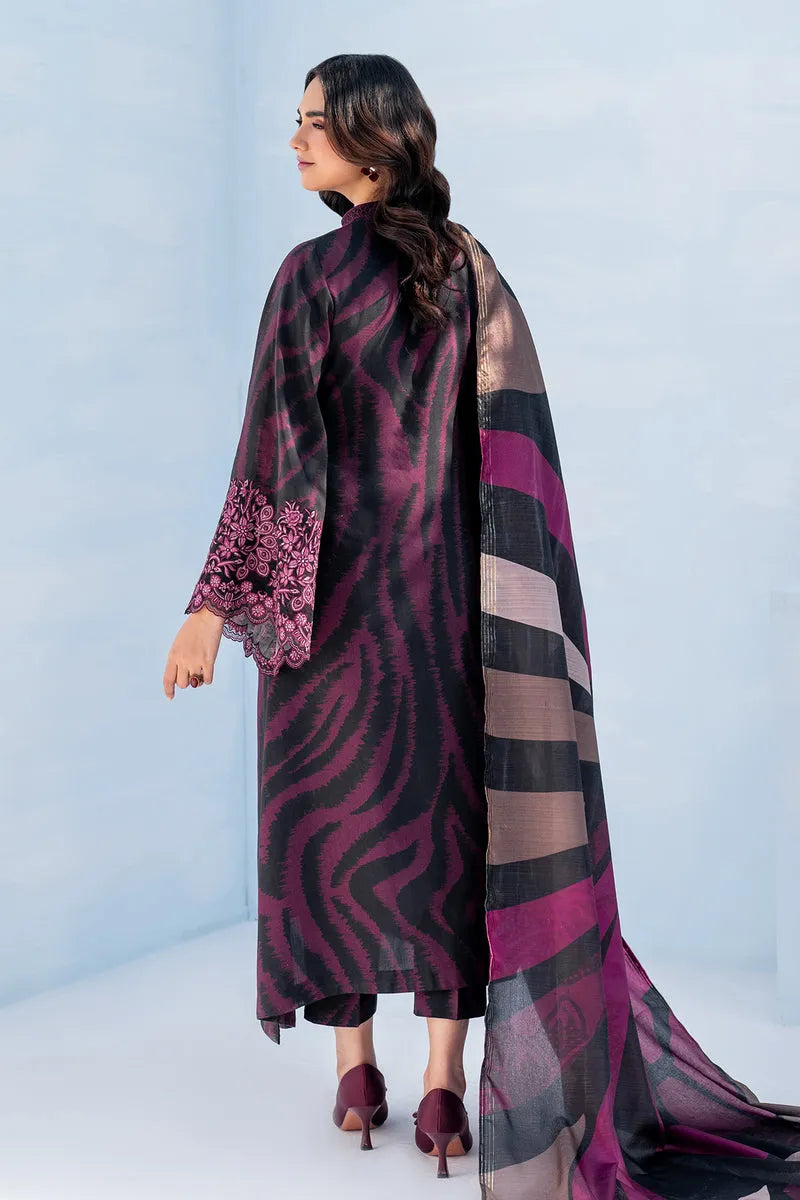 PRINTED VISCOSE SILK UF-4056 | 3 PC UNSTITCHED