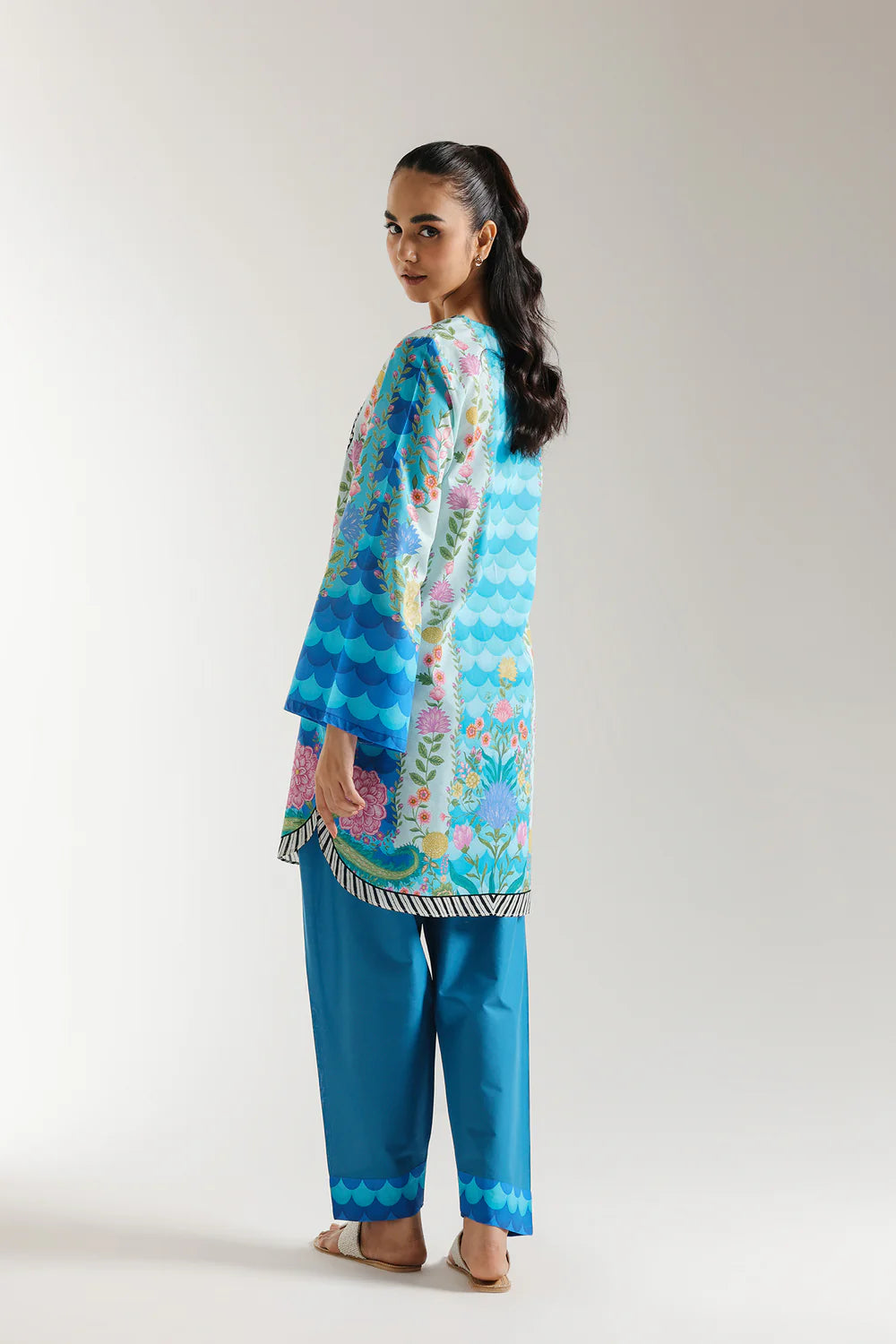 PRINTED SUIT 2 PC READY MADE | ETHNIC