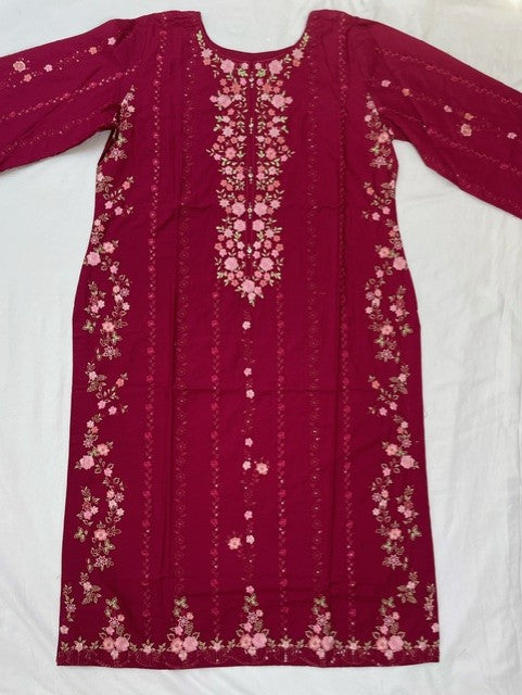 3 PC STITCHED EMBROIDERED SUIT | SAHIBA BY MIRZA