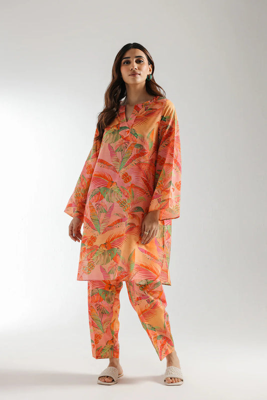 PRINTED SUIT 2 PC READY MADE | ETHNIC