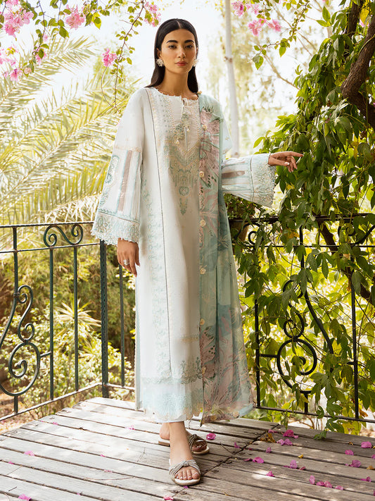 FALAK 3Pc UNSTITCHED SUIT - IZEL