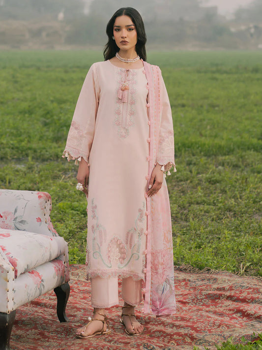 PARIZAH 3Pc UNSTITCHED SUIT - IZEL