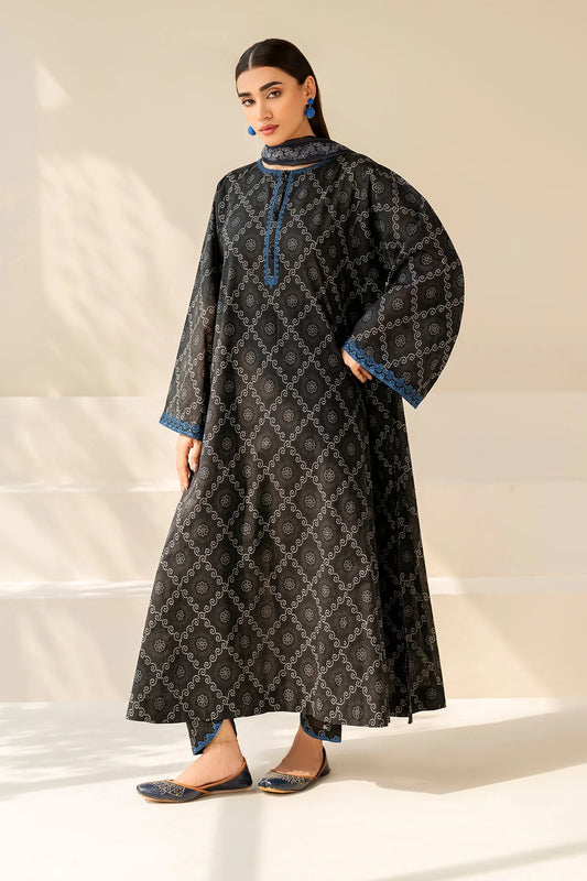 DIGITAL PRINTED LAWN UF-4209 | 3 PC UNSTITCHED SUIT | BAROQUE