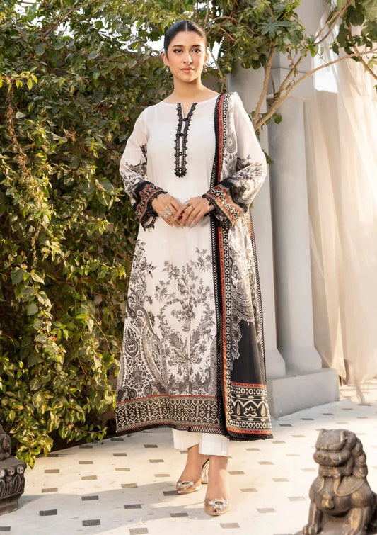 PRINTED LAWN 3 Pc SUIT - MARIA B