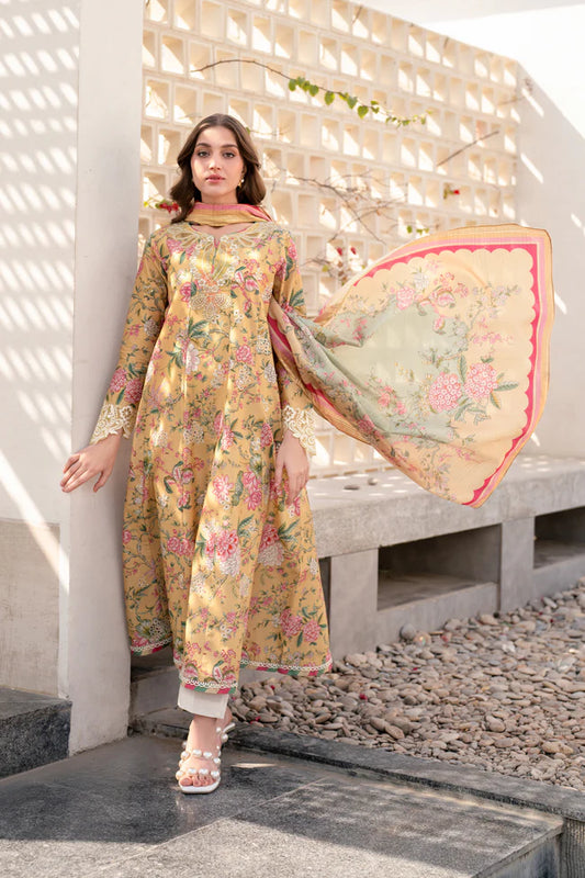 SUN LAWN 3 Pc SUIT READY MADE - XENIA