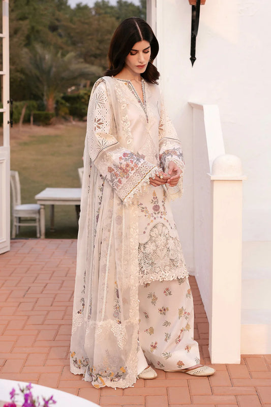 EMBROIDERED LAWN EL-D06 UNSTITCHED 3Pc - BAROQUE