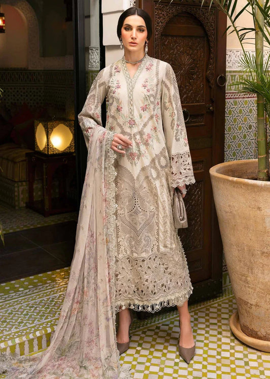 MARIA.B. LAWN 3-PIECE SUIT 14B UNSTITCHED