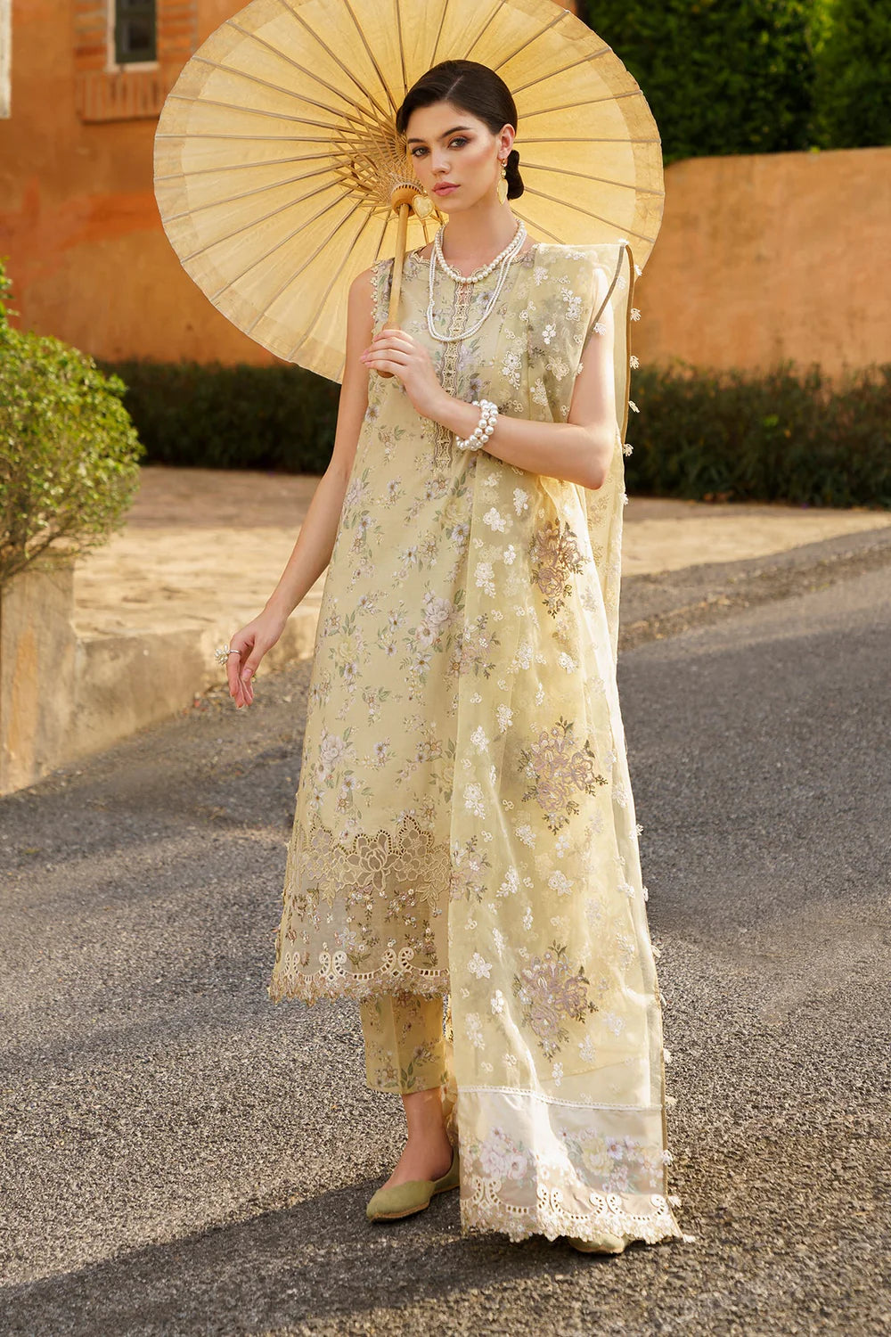 EMBROIDERED LAWN UF-584 UNSTITCHED 3Pc - BAROQUE