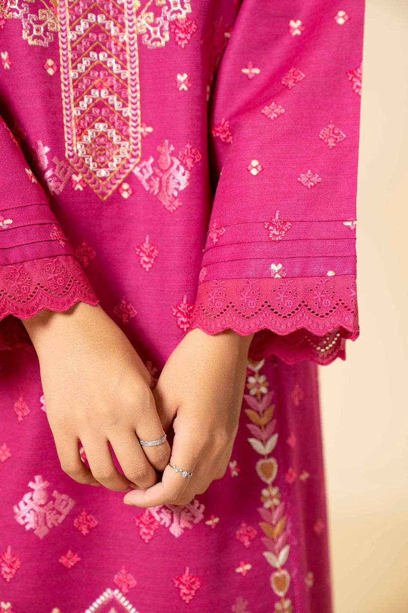 PRINTED EMBROIDERED SUIT 42404932 | 3 PC UNSTITCHED SUIT