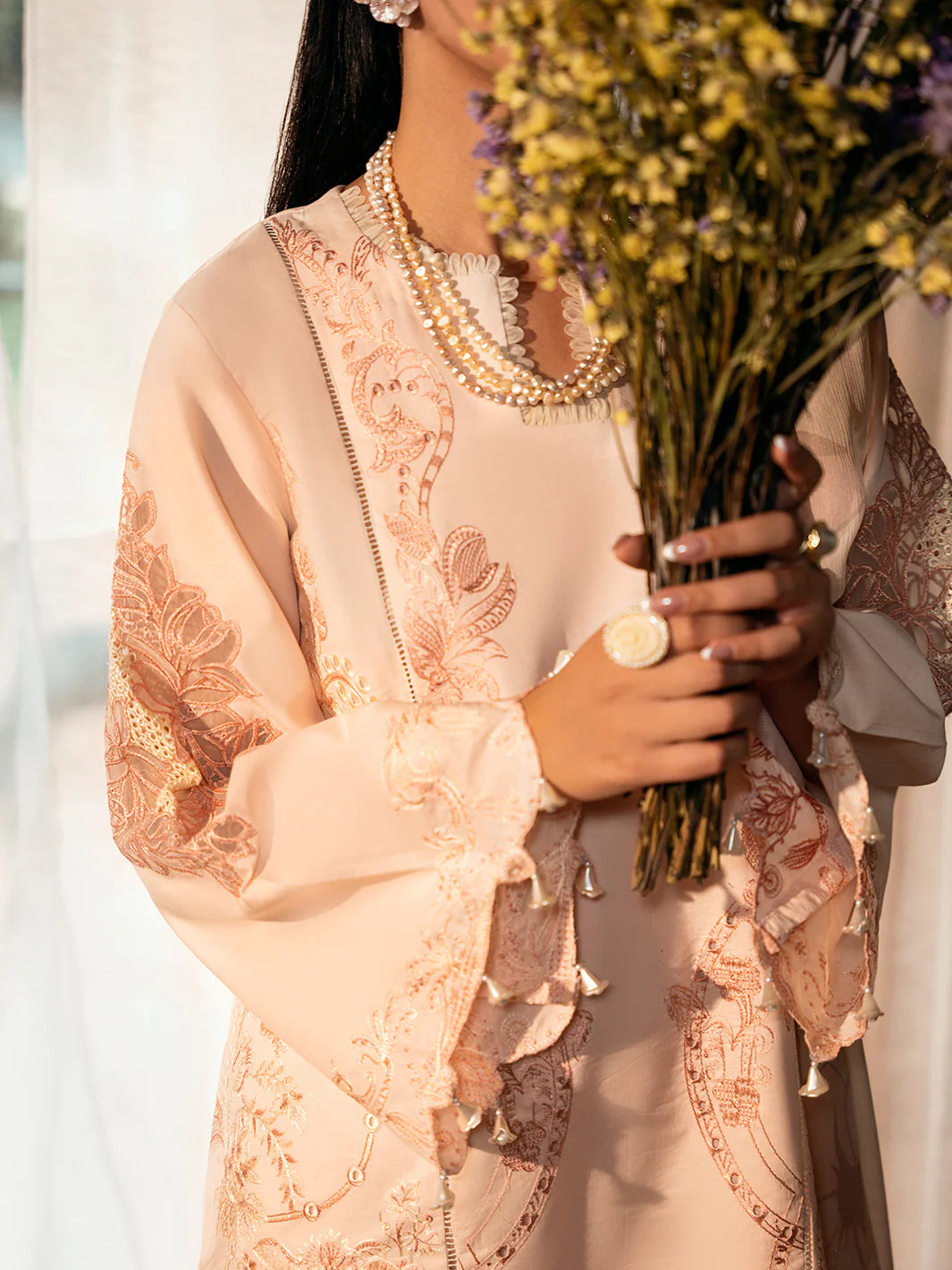 AARZOO 3Pc UNSTITCHED SUIT - IZEL