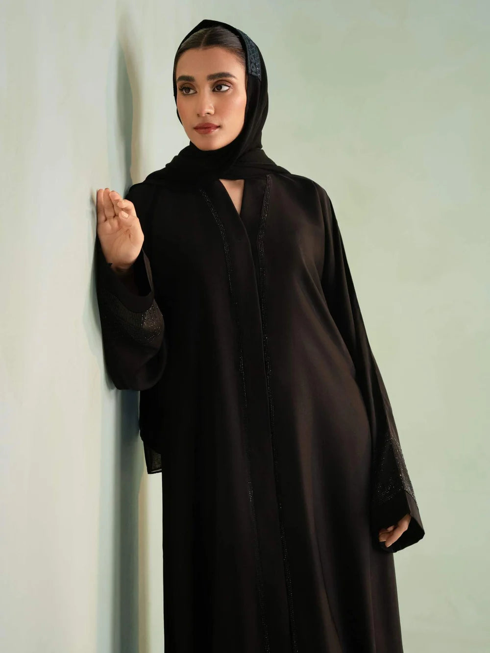 MIDNIGHT HAZE ABAYA -NAWAAR