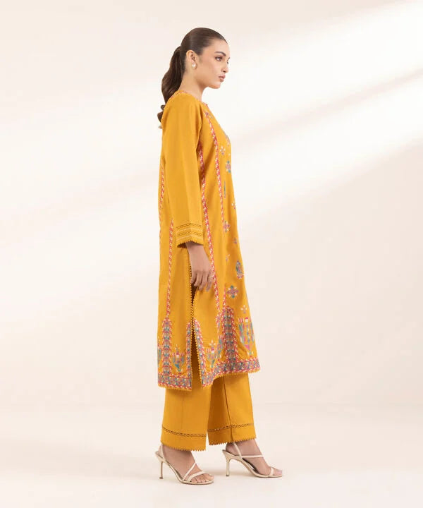 EMBROIDERED MULTI NEPS SUIT | 3 PC READY MADE | SAPPHIRE