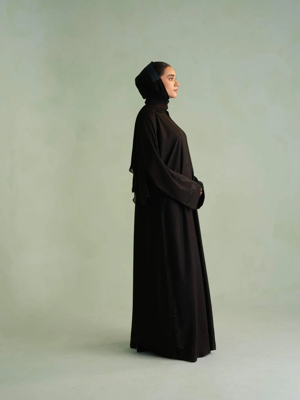MIDNIGHT HAZE ABAYA -NAWAAR