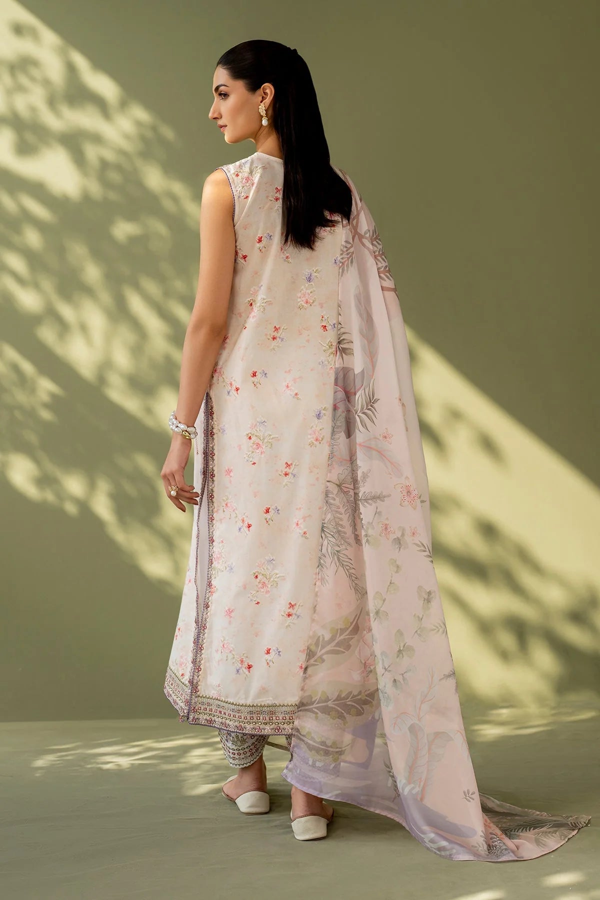 EMBROIDERED PRINTED LAWN UF-4169 | 3 PC UNSTITCHED SUIT | BAROQUE