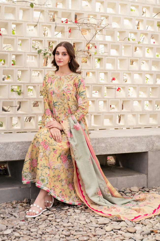 SUN LAWN 3 Pc SUIT READY MADE - XENIA