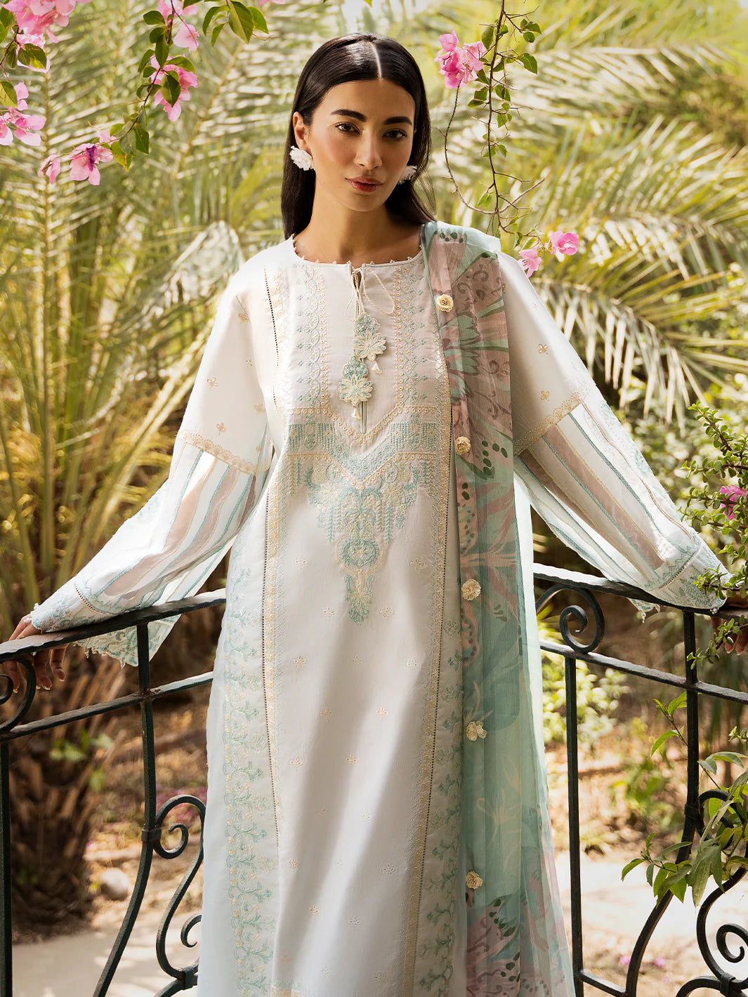 FALAK 3Pc UNSTITCHED SUIT - IZEL