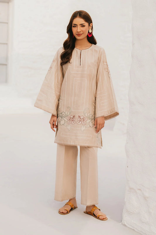 EMBROIDERED LAWN PR-1073 | 2 PC STITCHED | BAROQUE