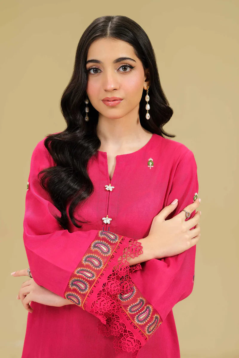 DYED EMBROIDERED SUIT 42404418 | 2 PC UNSTITCHED | NISHAT