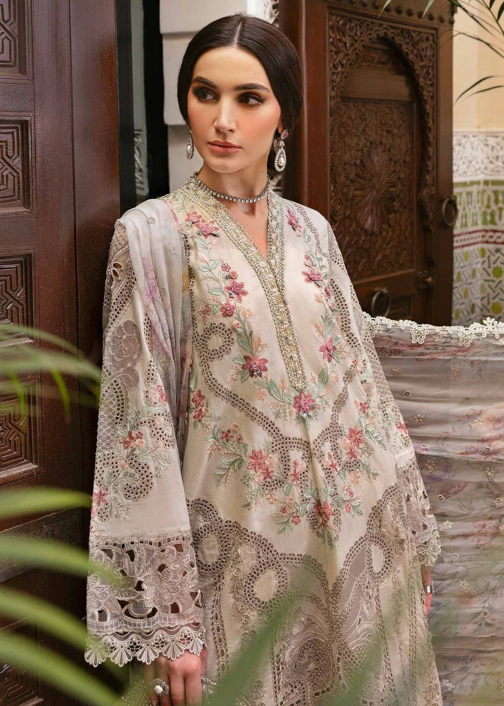 MARIA.B. LAWN 3-PIECE SUIT 14B UNSTITCHED