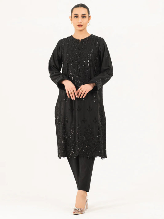 Satin Shirt-Embellished (Shirt)